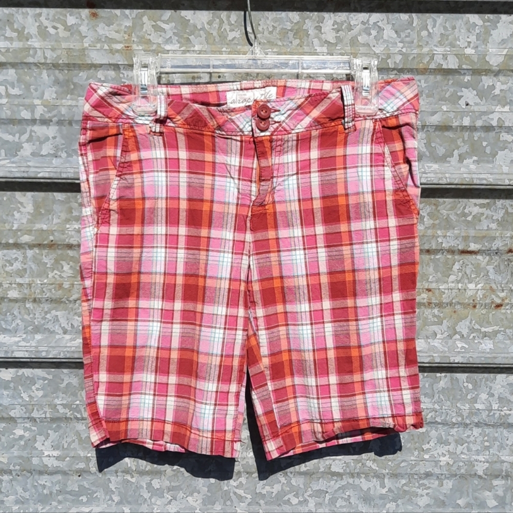 Plaid Aeropostale Pocketed Shorts